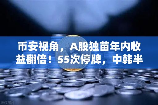 币安视角，A股独苗年内收益翻倍！55次停牌，中韩半导体ETF是机会还是坑？-第1张图片-币安Binance