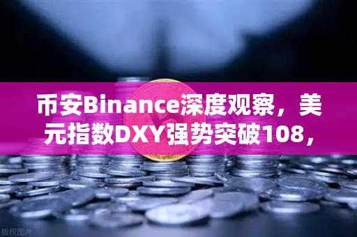 币安Binance深度观察，美元指数DXY强势突破108，非美资产全线承压下跌，加密市场何去何从？