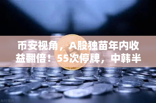 币安视角，A股独苗年内收益翻倍！55次停牌，中韩半导体ETF是机会还是坑？-第1张图片-币安Binance