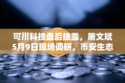 可川科技盘后披露，屠文斌5月9日现场调研，币安生态布局再引关注