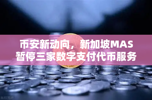 币安新动向，新加坡MAS暂停三家数字支付代币服务供应商牌照申请，行业监管再升级
